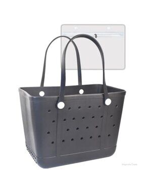 Extra Large EVA Rubber Beach Tote Bag Waterproof Sandproof